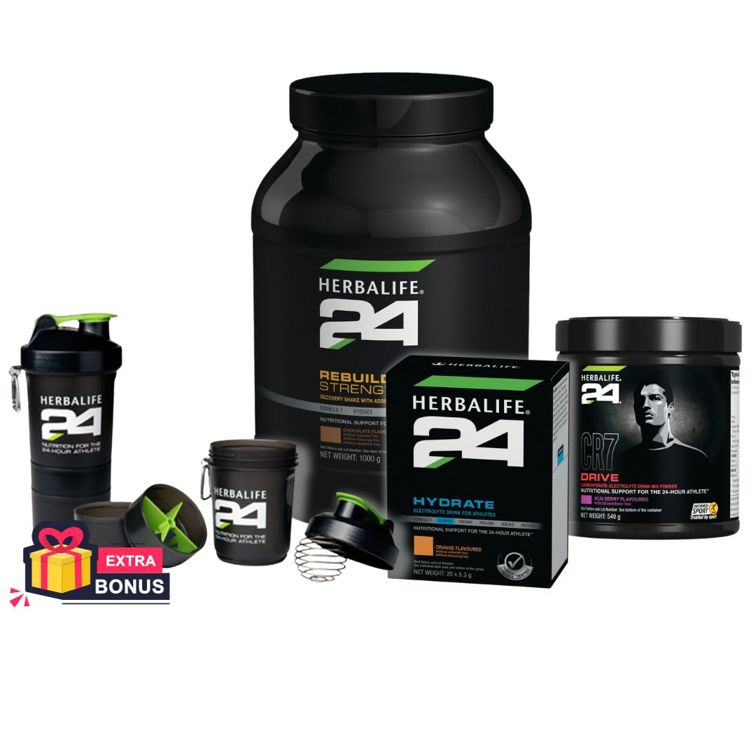 SPORT PERFORMANCE PACK - CR7 Drive + Rebuild Strength + Hydrate
